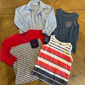 U.S. Polo Assn. Toddler Shirt Bundle 4T